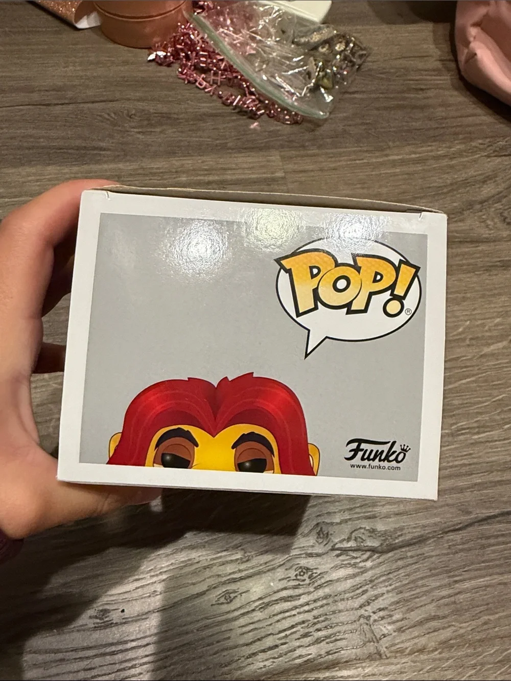 Disney Mufasa POP! Vinyl Figure - Brown, Gold, Yellow